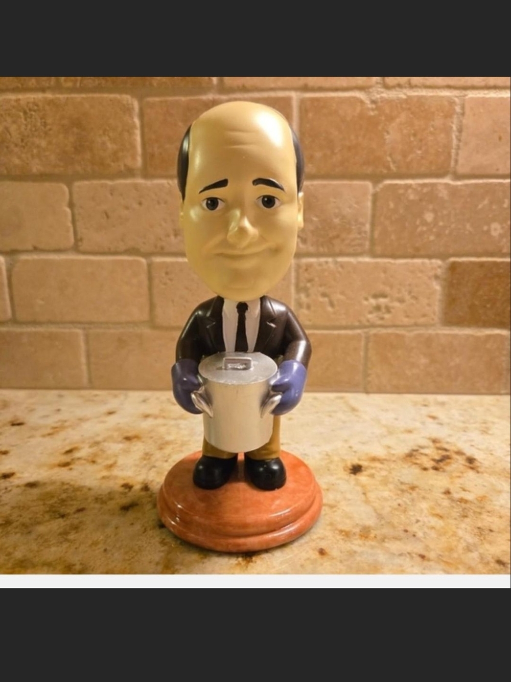 The Office Chili Pot Kevin Malone Bobblehead